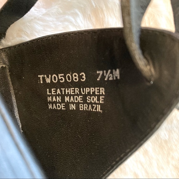 Tommy Hilfiger Black Sandal Slides - Picture 8 of 9